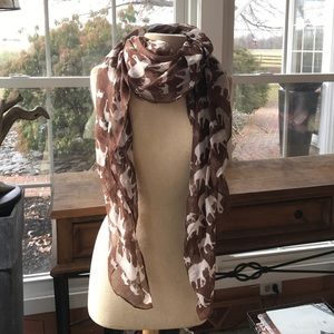 Moose print scarf