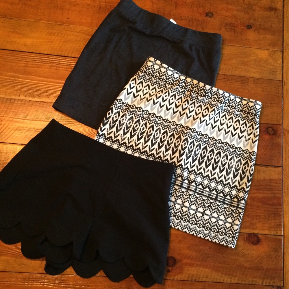 Name Brand Bundle Mini Skirts and Shorts!