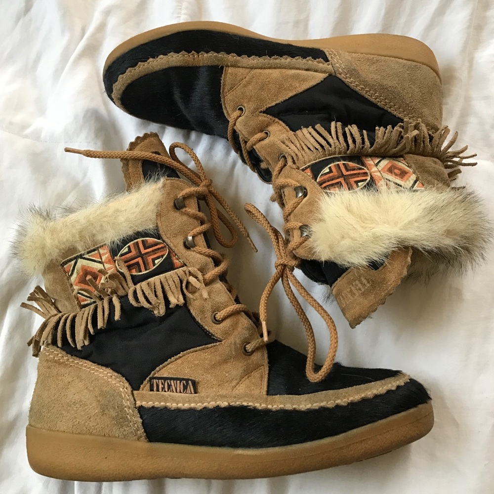 TECNICA fur boot tribal moccasin