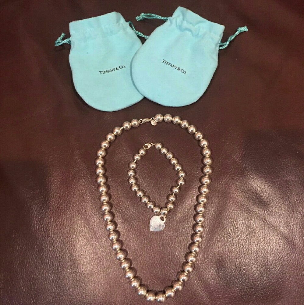 Tiffany & Co. Beaded Silver  Bracelet ONLY