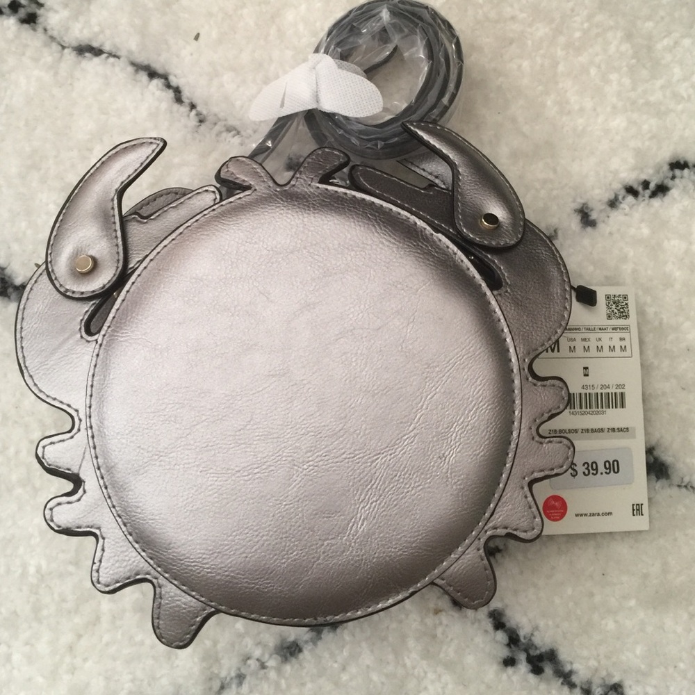 Zara "Crab" crossbody with detachable strap