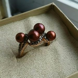 ⭐14k solid yellow gold w/ genuine diamonds, pearls