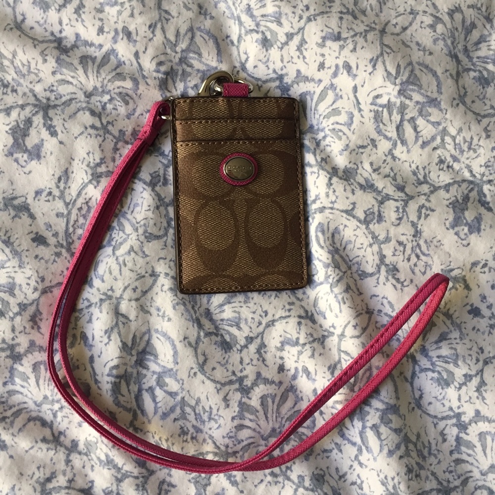 COACH luggage tag