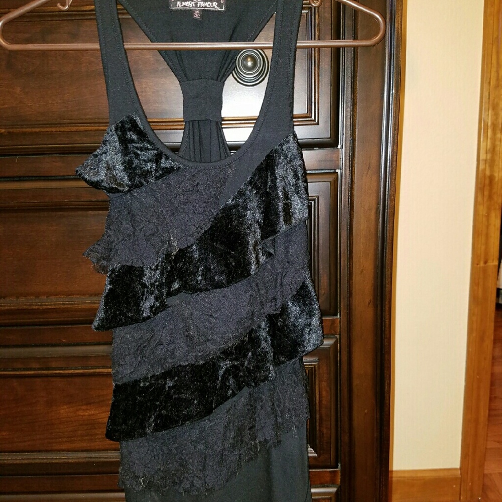 Racer back dressy tank