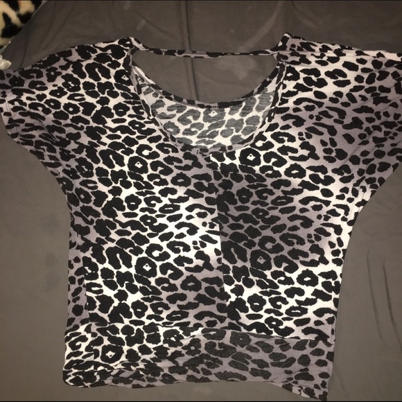 Leopard grey top - Picture 2 of 2