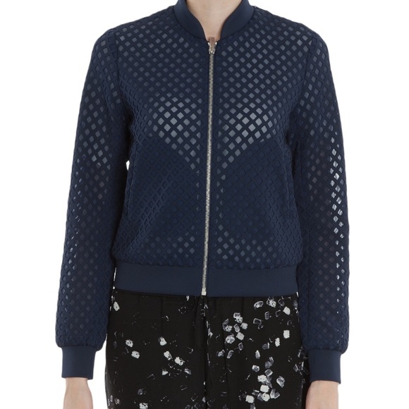 Elizabeth and James navy bomber jacket - Picture 2 of 6