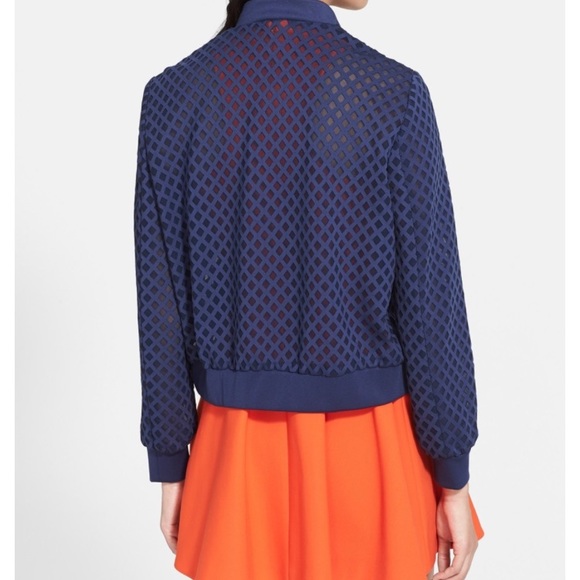 Elizabeth and James navy bomber jacket - Picture 3 of 6