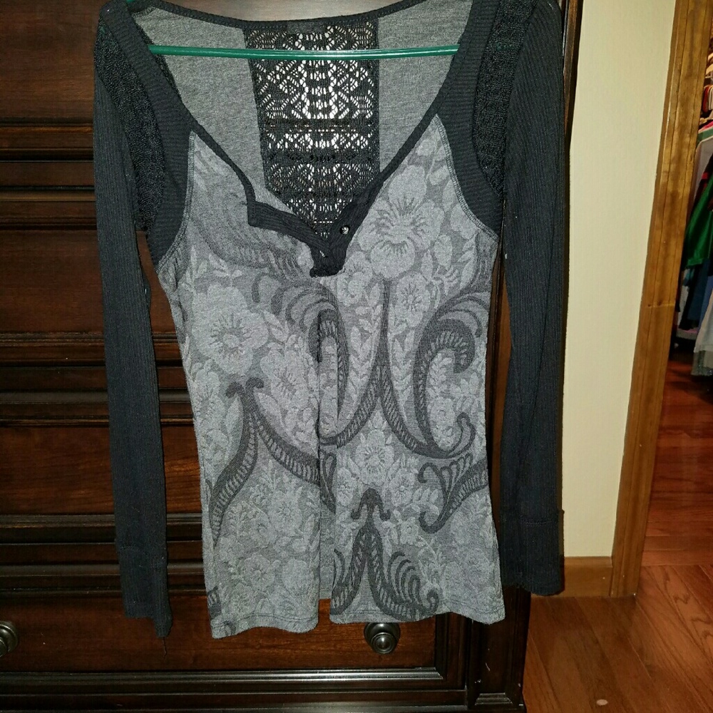 Cute lacey back top