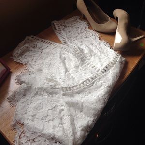 NWT lace romper