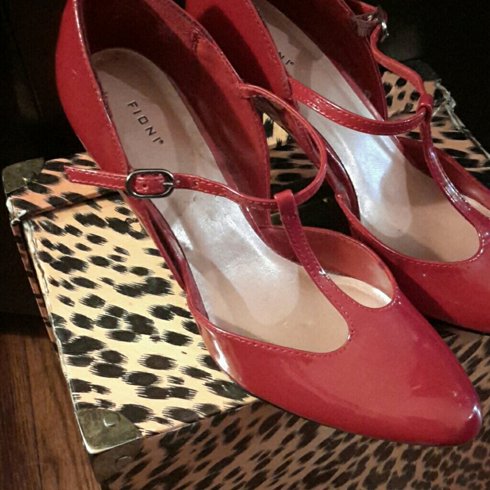 Red Hot Patent Leather Shoes
