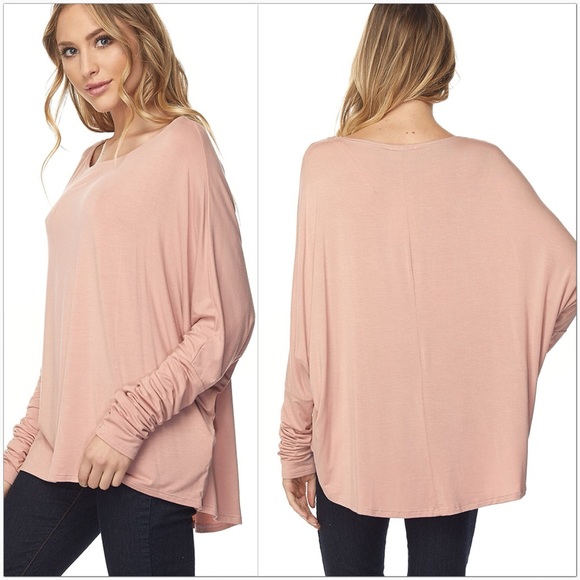 Dusty Rose LS Top - Picture 2 of 3