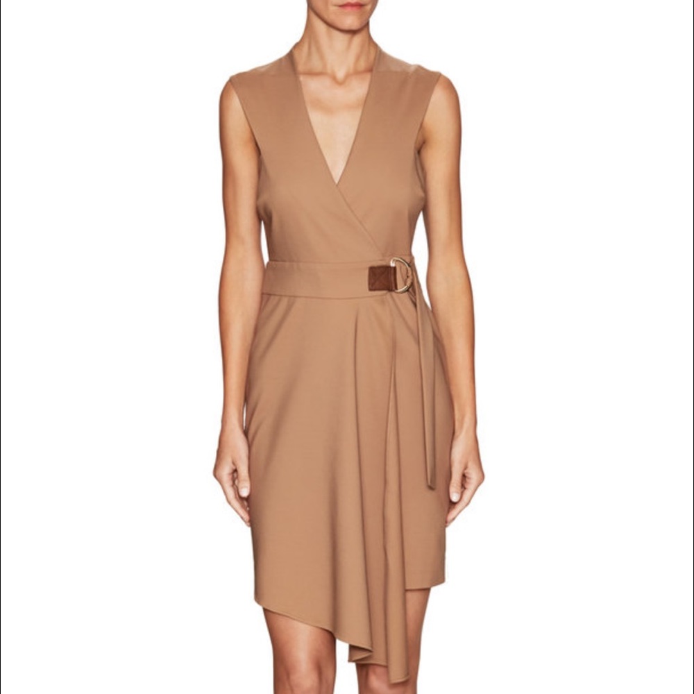 Pure Navy Tan Dress - New