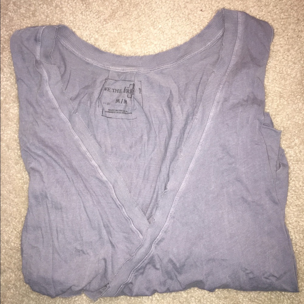 Free People V-neck tank/muscle tee