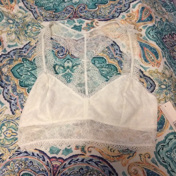 Nordstrom Other - NWT Nordstrom Lace White Bralette Small