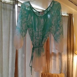 Jennifer Lopez sheer top with beautiful detailing