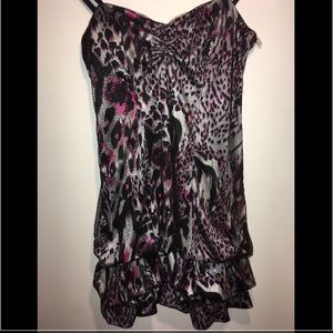 Leopard Print Party Dress