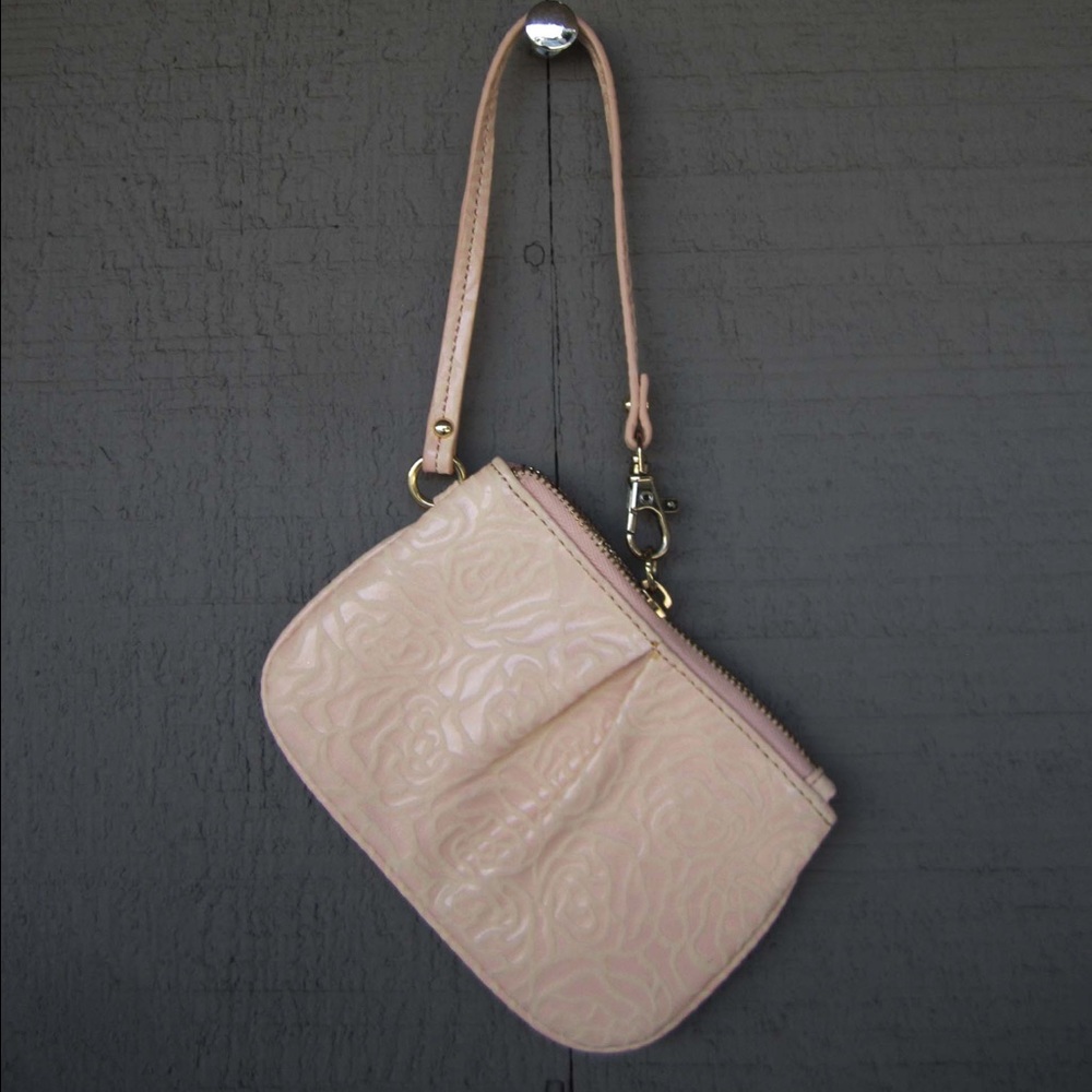 Urban Outfitters Kimchi Blue pink wristlet clutch