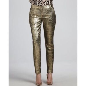 DIANE von FURSTENBERG  Mary Metallic Pant