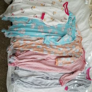 Lot of Carter's pajamas