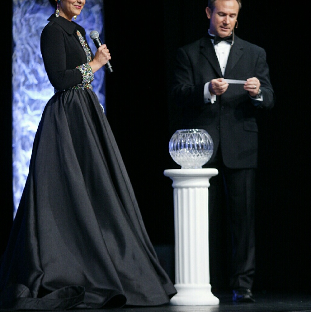 Custom Jovani Evening / Pageant Gown - Picture 4 of 8