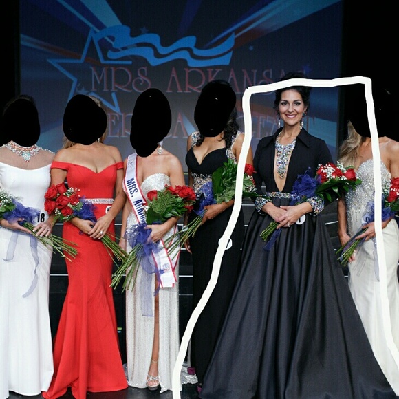 Custom Jovani Evening / Pageant Gown - Picture 3 of 8