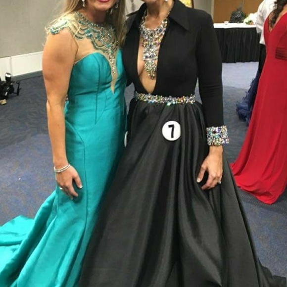 Custom Jovani Evening / Pageant Gown - Picture 5 of 8