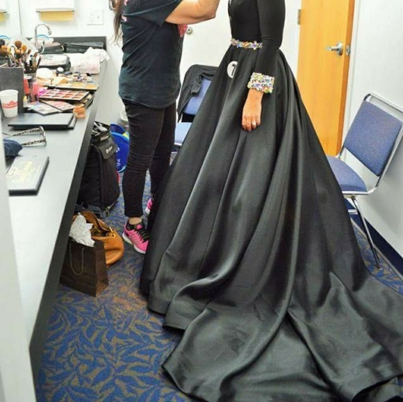 Custom Jovani Evening / Pageant Gown - Picture 6 of 8