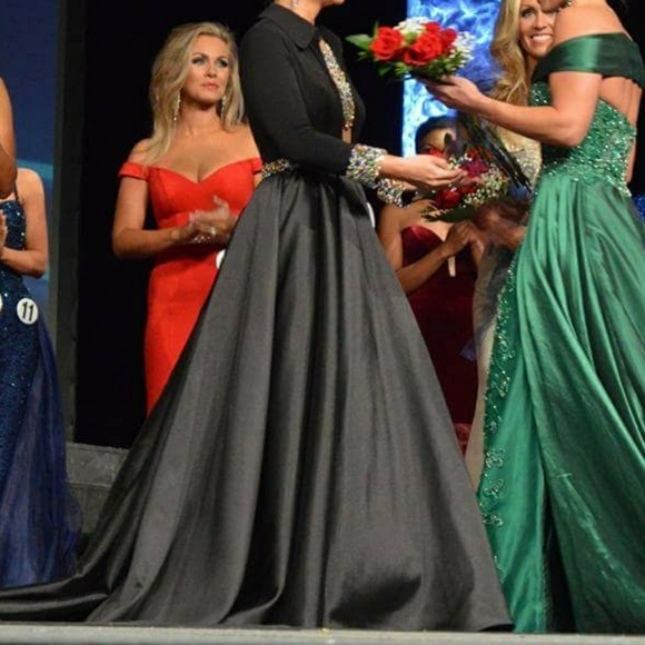 Custom Jovani Evening / Pageant Gown - Picture 7 of 8