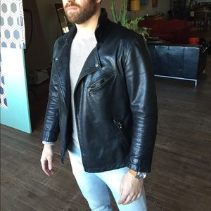 Levi leather jacket.