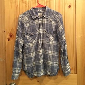 American eagle boyfriend button up