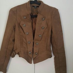 NWOT Fitted taupe/brown light jacket MEDIUM