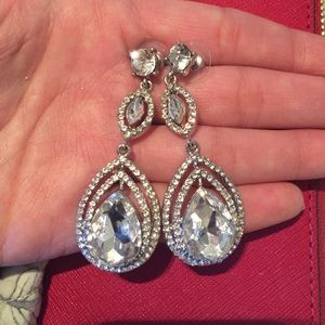 Silver plated zirconia Earrings