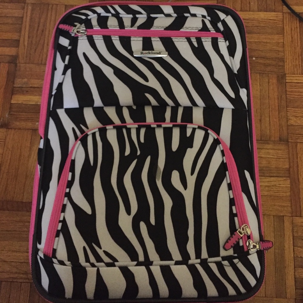 Zebra Print Rockland Luggage