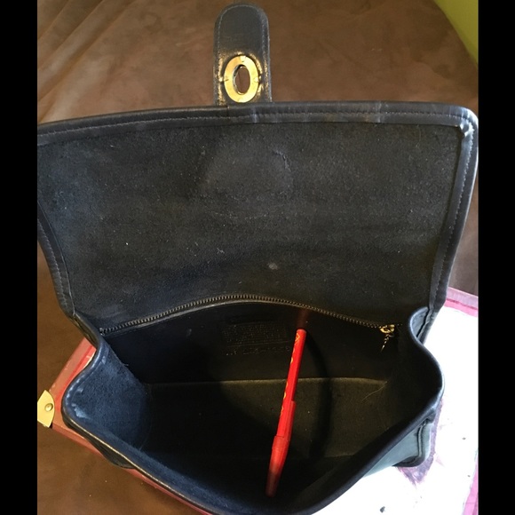 Black coach clutch - Picture 4 of 4