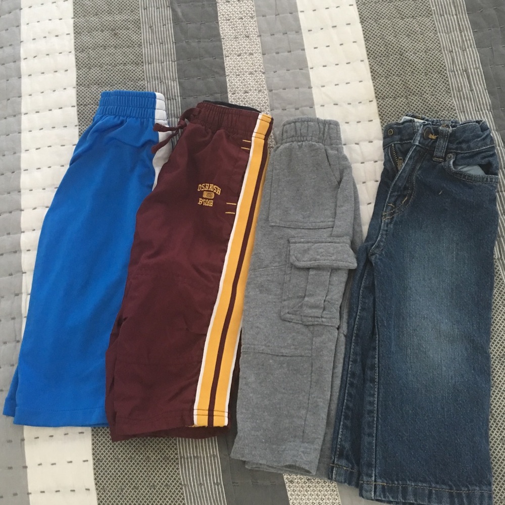 4 pairs of 18 month boys pants