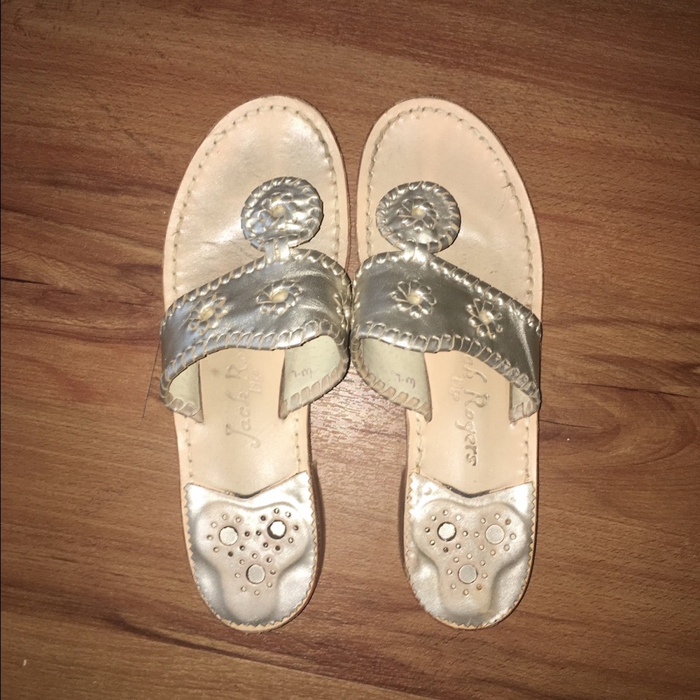 Jack Rogers Platinum Hamptons Sandal