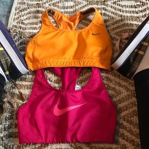 Two Nike sports bras!