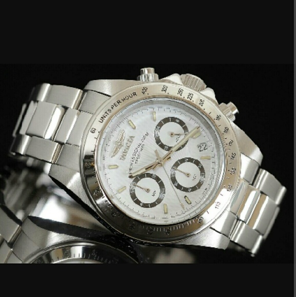 NWT Invicta stainless chronograph watch