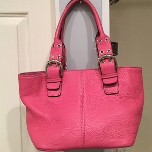 Pink hand bag