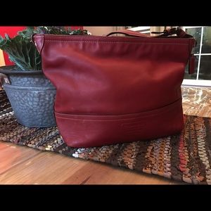 Large leather Coach Shoulder bag