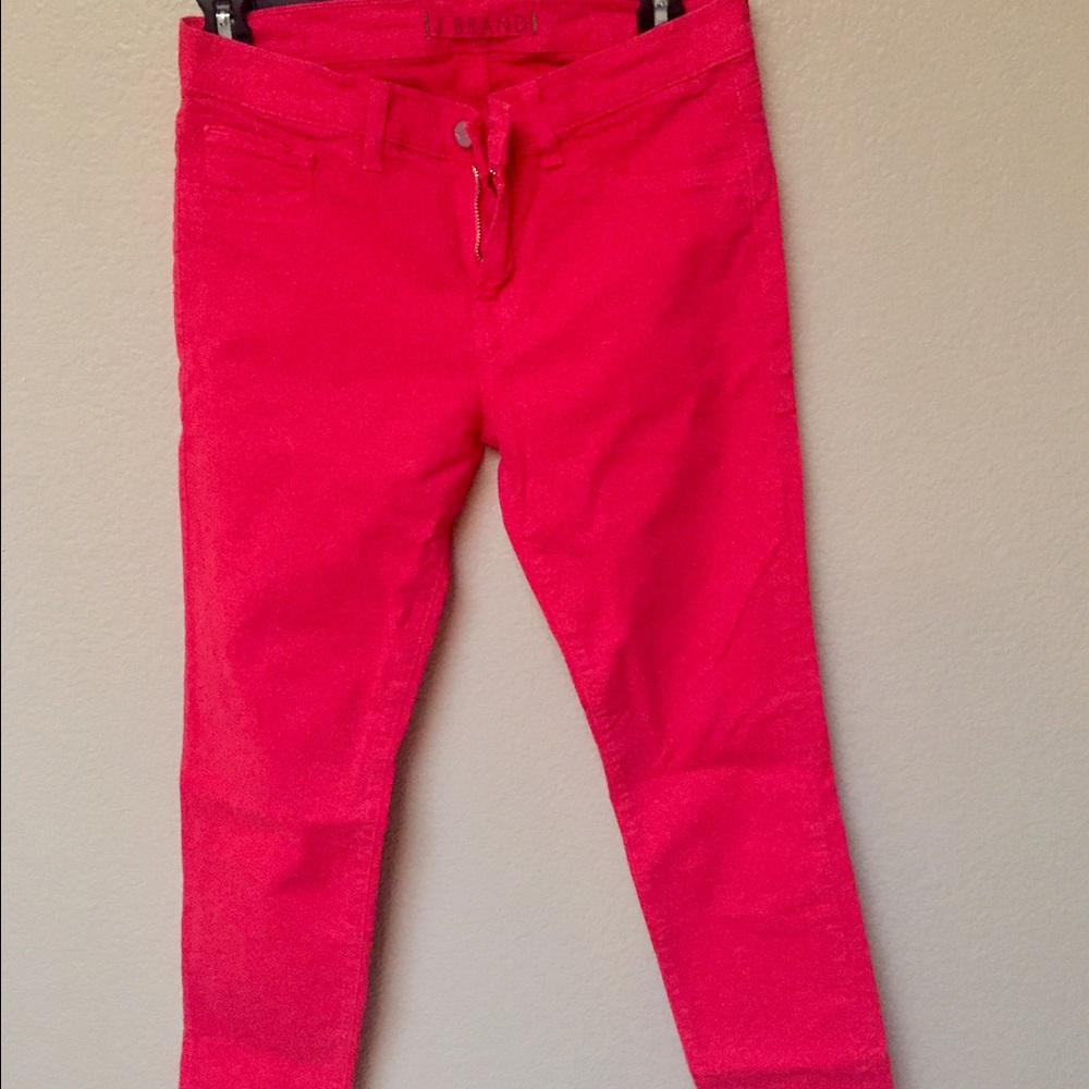 J Brand - Bright Red Jeans