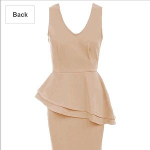 Side slant peplum Midi! Color Stone US sz 10