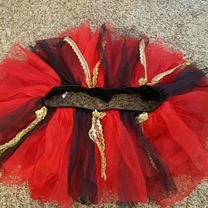 Black, Red and Gold Tutu!!