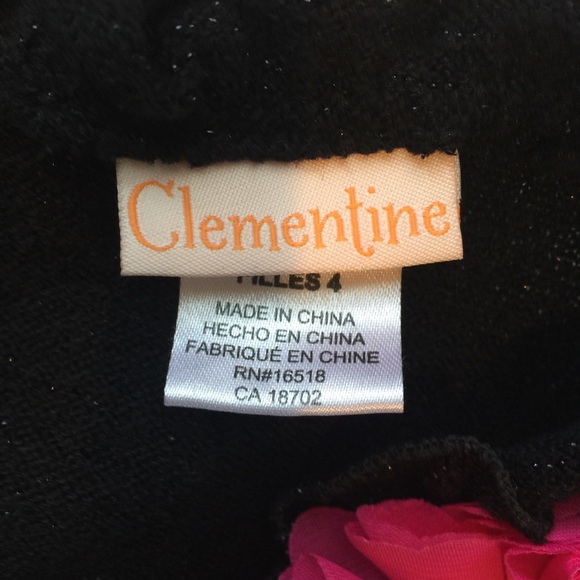 Clementine girls dress size 4. One piece - Picture 3 of 3