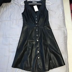 Leather dress