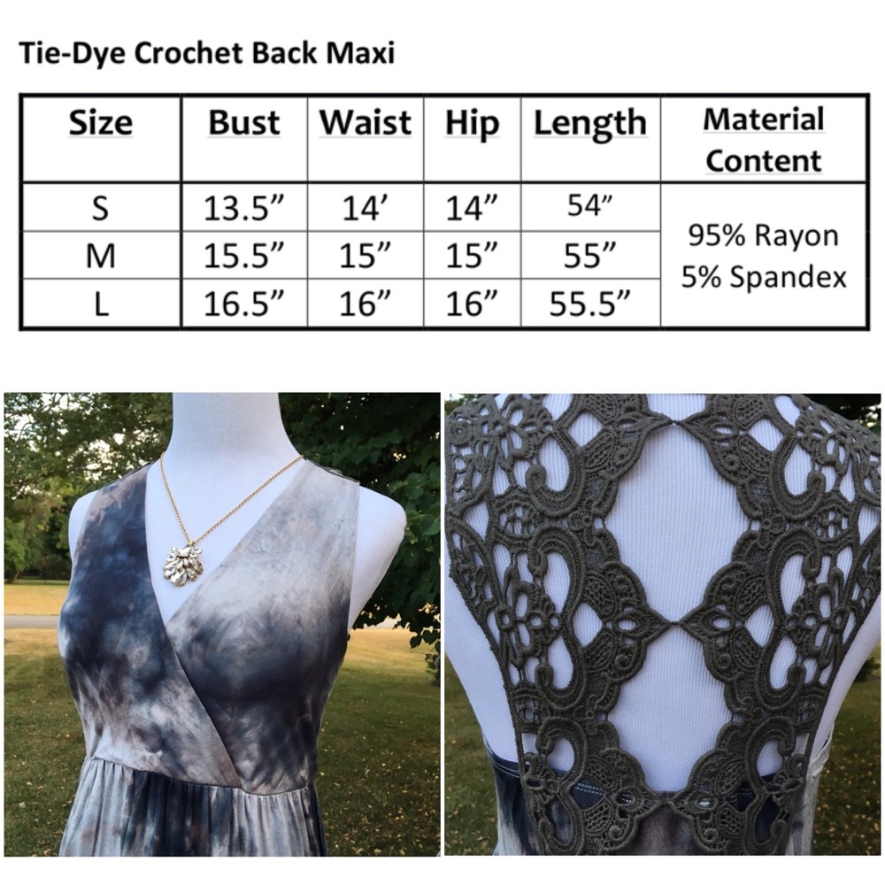 Tie-Dye Maxi Dress - Picture 4 of 4