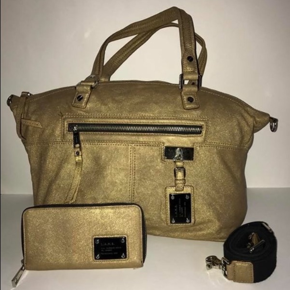 PRICE DROP!! L.A.M.B Bag & Wallet Set