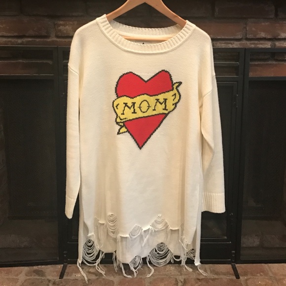 UNIF Sweaters - Unif mom tattoo sweater