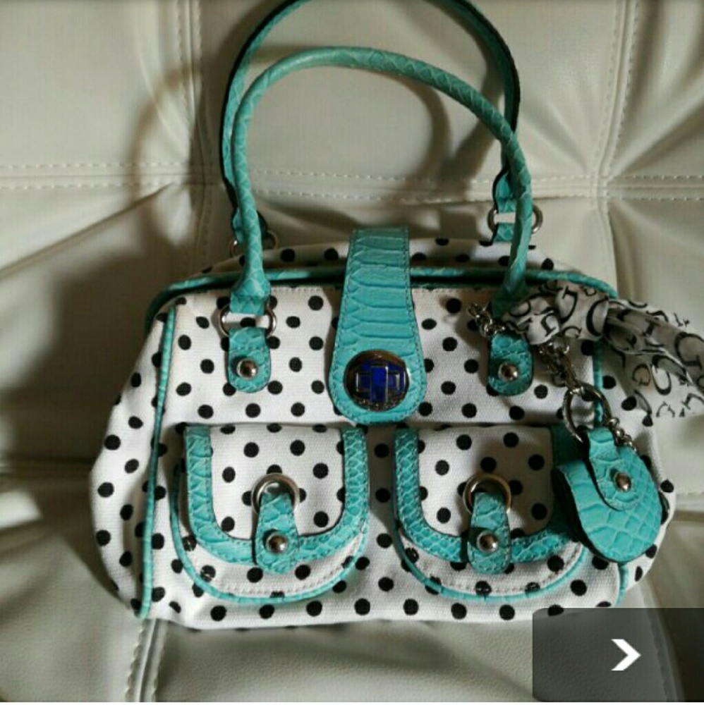 GUESS Polka dots satchel