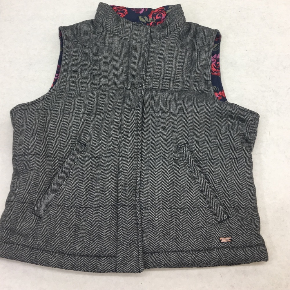 😍Levi's Herringbone Wool Puffer Vest Size M